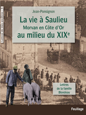 cover image of La vie à Saulieu en Morvan (Côte-d'Or) au milieu du XIXe siècle